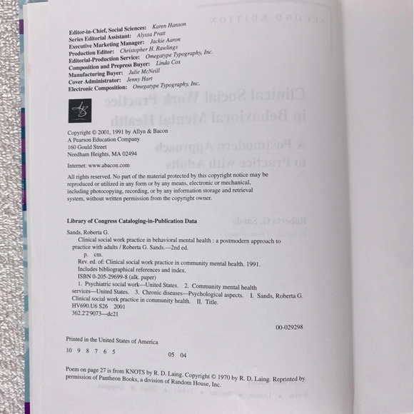 Clinical Social Work Practise In Behavioural Mental Health Text Book - Picture 8 of 13